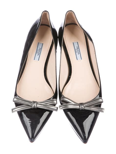 prada pointed flat shoes|prada flat shoes for women.